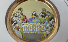 Load image into Gallery viewer, The Art Of Chokin Collection 24KT Gold Edged Jesus Last Supper Plate Not Tested
