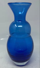 Load image into Gallery viewer, A Cobalt Blue Home Decor Flower Small Crystal Vase
