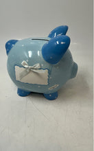 Load image into Gallery viewer, Precious Moment By Enesco Blue Elephant Piggy Bank
