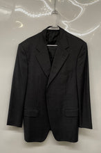 Load image into Gallery viewer, Pal Zileri Mens Dark Gray Long Sleeve Two-Button Blazer Size 52R
