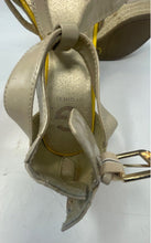 Load image into Gallery viewer, G By Guess Womens Beige Yellow Open Toe Wedge Espadrille Sandals Size 8M
