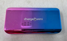 Load image into Gallery viewer, Charge Worx CX6742 Blue Pink Portable Power Bank Not Tested
