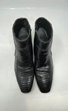 Load image into Gallery viewer, Giorgio Brutini Mens Black Animal Print Leather Side-Zip Ankle Boots Size 8M
