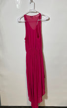 Load image into Gallery viewer, Guess Womens Pink Sleeveless Asymmetrical Hem A-Line Dress Size M
