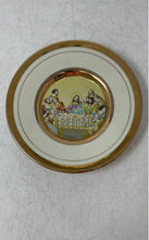 Load image into Gallery viewer, The Art Of Chokin Collection 24KT Gold Edged Jesus Last Supper Plate Not Tested
