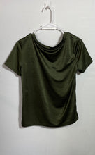 Load image into Gallery viewer, Gap Womens Green V-Neck Casual Short Sleeve Pullover T-Shirt Size Small
