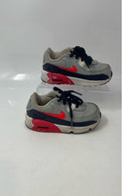 Load image into Gallery viewer, Nike Kids Air Max 90 LTR CD6868-021 Gray Black Red Lace-Up Sneaker Shoes Size 7
