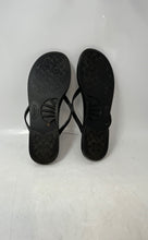 Load image into Gallery viewer, Coach Womens Landon Q6102 Black Open Toe Slip-On Flip Flop Sandals Size 8B
