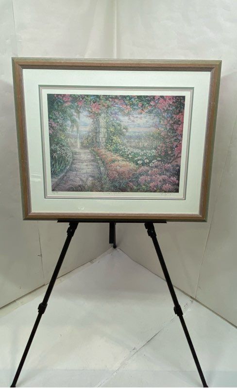 Decorative Framed Magic Garden Picture Art Print By Linda Geyer