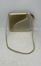 Load image into Gallery viewer, Carbotti Womens Golden Shiny Genuine Leather Inner Pockets Shoulder Purse
