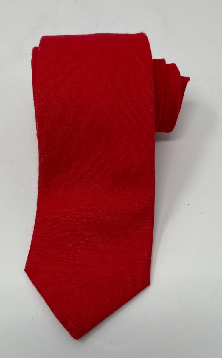 Bar III Mens Red Adjustable Pointed Tie