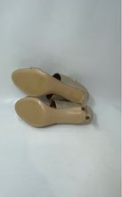 Load image into Gallery viewer, Calvin Klein Womens Cecily 34E4783 Brown Leather Designed Slide Sandals Size 9
