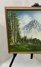 Load image into Gallery viewer, Carter Snow Mountain Tree Landscape Oil Canvas Framed Painting Signed
