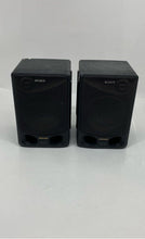 Load image into Gallery viewer, Sony Mega Bass Black Integral Dual Cone Speaker System Not Tested 2 Pcs
