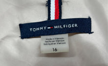 Load image into Gallery viewer, Tommy Hilfiger Womens Beige Multicolor Striped Pockets Two-Button Blazer Size 16
