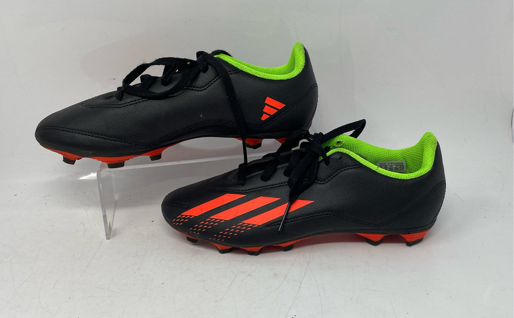 Adidas Unisex X Speedportal 4 GW8493 Black Lace-Up Soccer Cleats Size 4.5