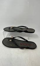 Load image into Gallery viewer, Coach Womens Landon Q6102 Black Open Toe Slip-On Flip Flop Sandals Size 8B
