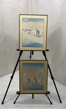 Load image into Gallery viewer, Lot Of 2 Pieces Terry Madden Signed Framed Pueblo Scene Art Print
