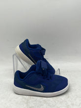 Load image into Gallery viewer, Nike Kids Revolution 3 819415-400 Blue Hook &amp; Loop Sneaker Shoes Size 7C
