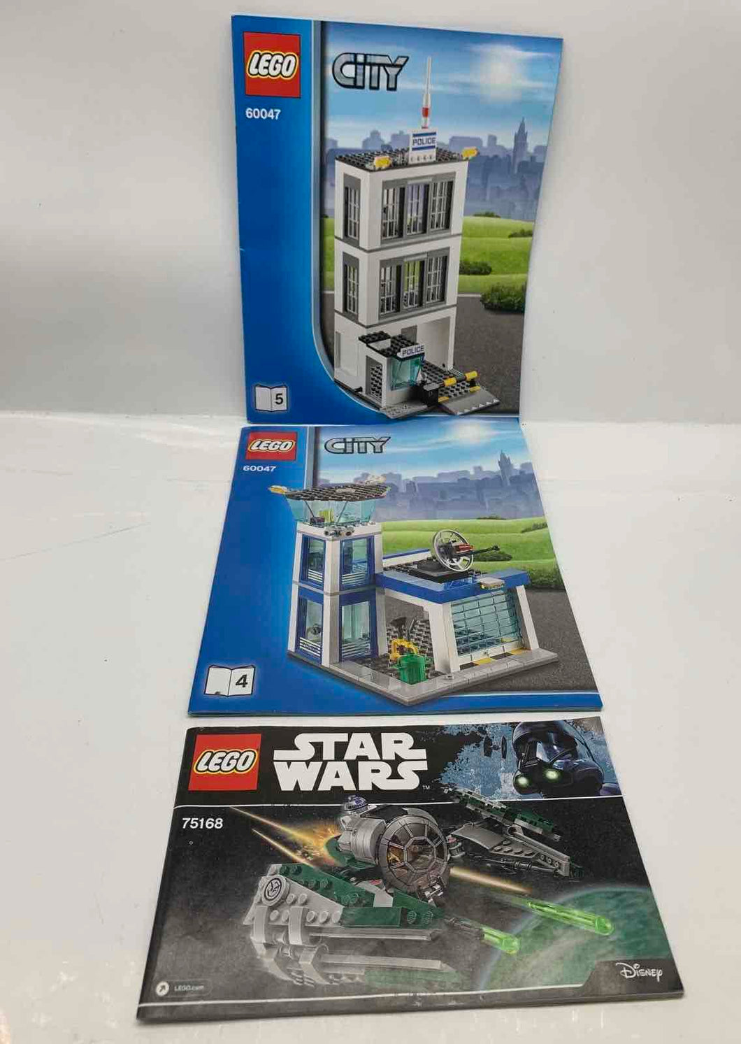 Lego City & Star Wars Manuals 8 Books