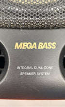 Load image into Gallery viewer, Sony Mega Bass Black Integral Dual Cone Speaker System Not Tested 2 Pcs
