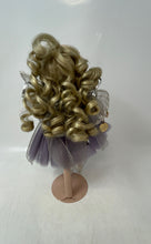 Load image into Gallery viewer, Carol Anne By Morgan Mahoney Blonde Doll With Curls Lavender Dress Wings
