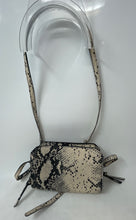 Load image into Gallery viewer, Steve Madden Womens Beige Black Animal Print Adjustable Strap Crossbody Bag
