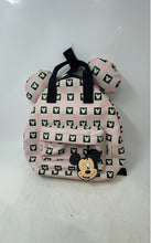 Load image into Gallery viewer, Zara Kids Mickey Mouse Pink Black Gray Adjustable Strap Zipper Mini Backpack
