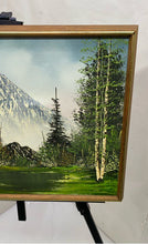 Load image into Gallery viewer, Carter Snow Mountain Tree Landscape Oil Canvas Framed Painting Signed
