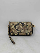 Load image into Gallery viewer, Aldo Womens Multicolor Animal Print Leather Credit Card Wristlet Wallet
