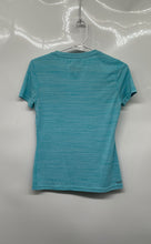 Load image into Gallery viewer, Adidas Womens Blue Short Sleeve V-Neck Pullover Ultimate T-Shirt Size XS
