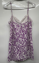 Load image into Gallery viewer, Zara Womens Purple White Paisley Sleeveless Mini Dress Size Small
