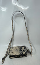 Load image into Gallery viewer, Steve Madden Womens Beige Black Animal Print Adjustable Strap Crossbody Bag
