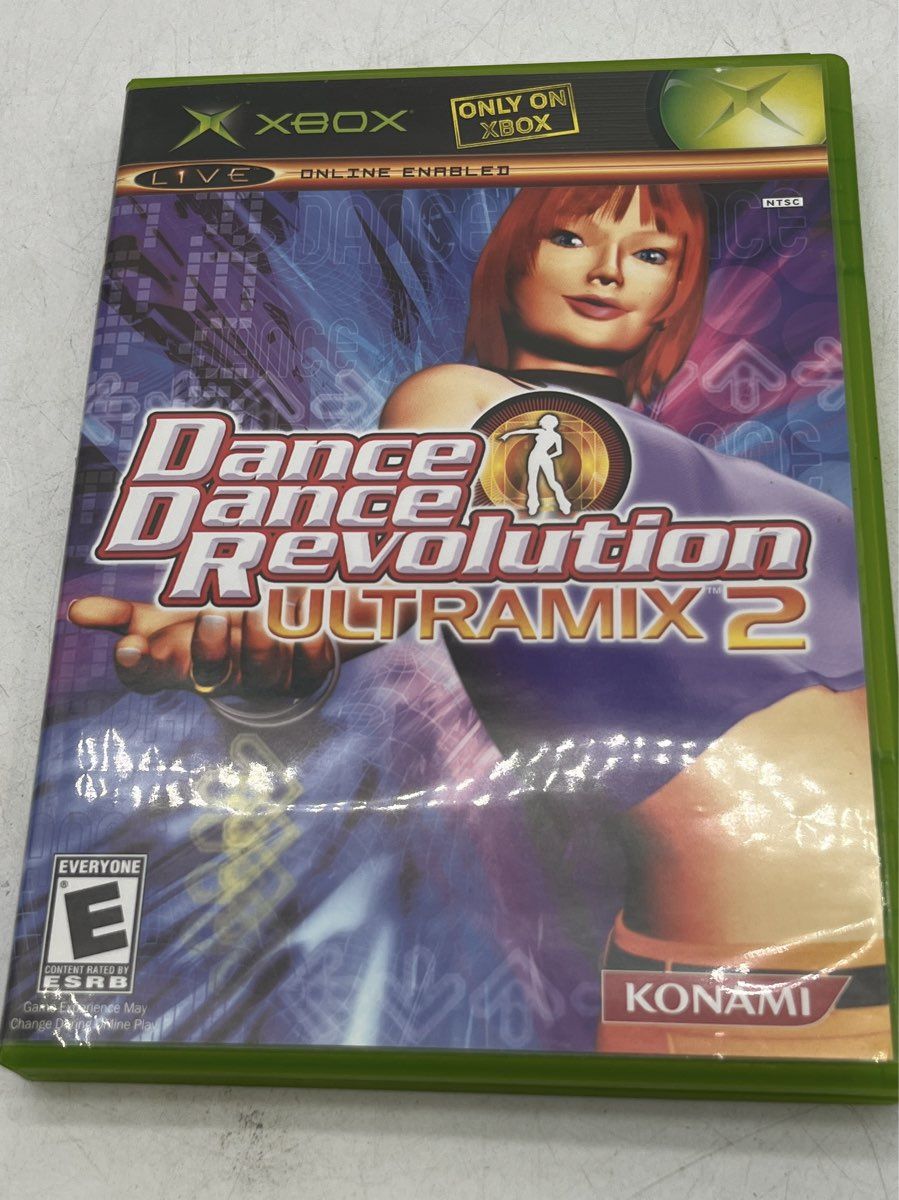 Microsoft Xbox Dance Dance Revolution Ultramix 2 Live Video Game Not Tested