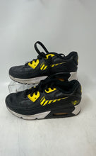 Load image into Gallery viewer, Nike Kids Air Max 90 SE Black Yellow Low Top Lace-Up Sneaker Shoes Size 2.5Y
