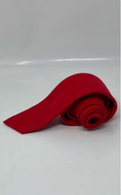 Load image into Gallery viewer, Bar III Mens Red Adjustable Pointed Tie
