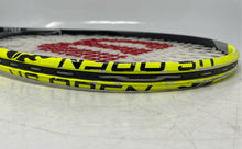 Load image into Gallery viewer, Wilson Black Yellow Titanium US Open Tennis Racquet Size 3 7/8
