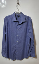 Load image into Gallery viewer, Banana Republic Mens Blue Checkered Print Long Sleeve Button-Up Shirt Size Large
