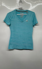 Load image into Gallery viewer, Adidas Womens Blue Short Sleeve V-Neck Pullover Ultimate T-Shirt Size XS
