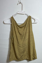 Load image into Gallery viewer, Lauren Ralph Lauren Womens Khaki Shimmer Sleeveless Scoop Neck Blouse Top Sz XL
