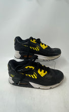 Load image into Gallery viewer, Nike Kids Air Max 90 SE Black Yellow Low Top Lace-Up Sneaker Shoes Size 2.5Y
