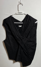 Load image into Gallery viewer, Zara Womens Black Sleeveless V-Neck Pullover Blouse Top Size Large
