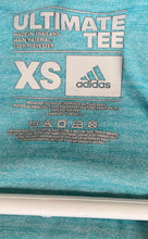 Load image into Gallery viewer, Adidas Womens Blue Short Sleeve V-Neck Pullover Ultimate T-Shirt Size XS
