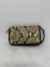 Load image into Gallery viewer, Aldo Womens Multicolor Animal Print Leather Credit Card Wristlet Wallet
