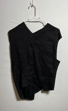 Load image into Gallery viewer, Zara Womens Black Sleeveless V-Neck Pullover Blouse Top Size Large
