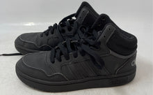 Load image into Gallery viewer, Adidas Boys Hoop HR0228 Black High Top Basketball Sneaker Shoes Size 3
