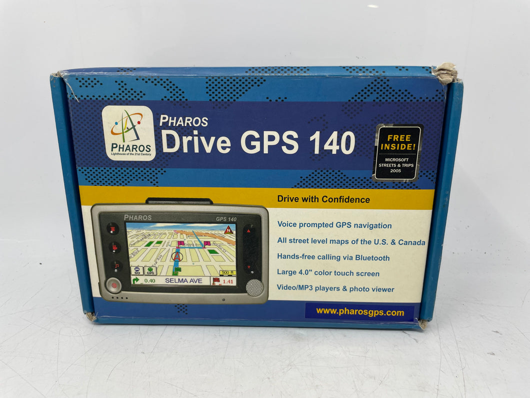 Pharos Gray Drive GPS 140 Portable Navigation Device