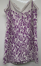 Load image into Gallery viewer, Zara Womens Purple White Paisley Sleeveless Mini Dress Size Small
