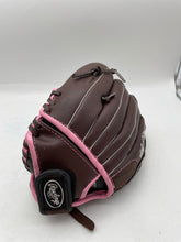 Load image into Gallery viewer, Rawlings Mens Brown Pink Right Handed 5 Finger Fastpitch Baseball 12 In Gloves

