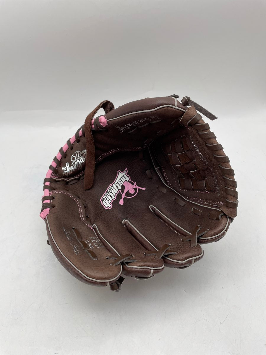Rawlings Mens Brown Pink Right Handed 5 Finger Fastpitch Baseball 12 In Gloves